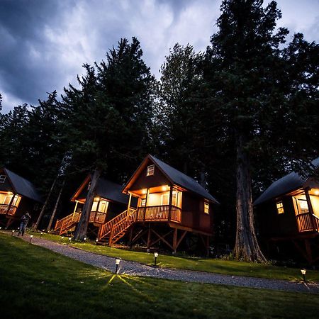 Hidden Acres Farm And Treehouse Resort Terrace Buitenkant foto